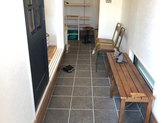 細田建築の土間施工例