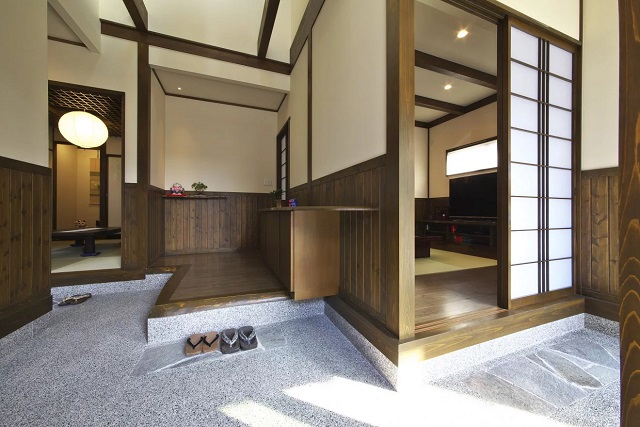 細田建築の土間施工例