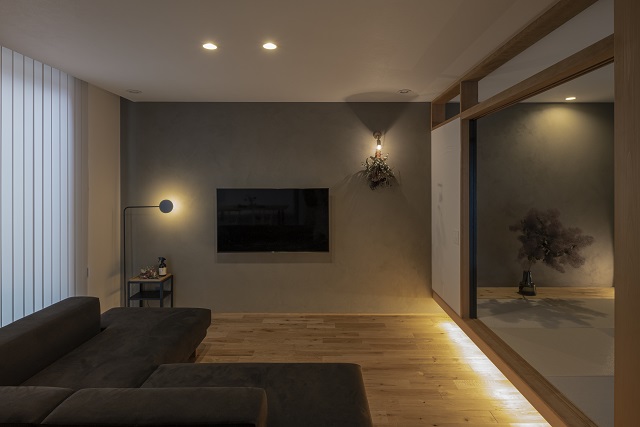 建具による開放的空間演出事例